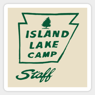 Island Lake Camp Staff (Love Hard) Magnet